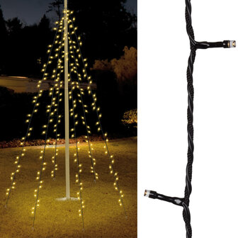 mini led verlichting voor vlaggenmast en kerstboom