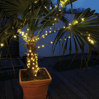 LED kerstverlichting met led dioden, groen snoer