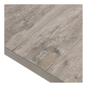 Tuintafel 220x100 cm aluminium met keramische planken