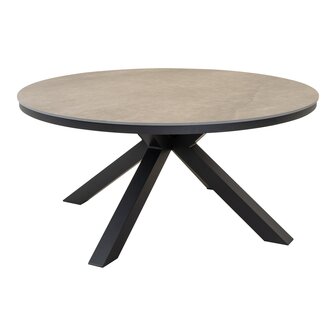 tuintafel davos rond 158 cm met kruispoot