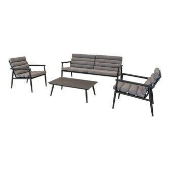 Loungeset Harper Stone - gecoat aluminium frame -  Lesli living