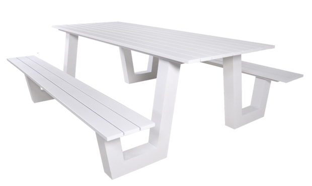 Breeze aluminium picknickset wit lesli living