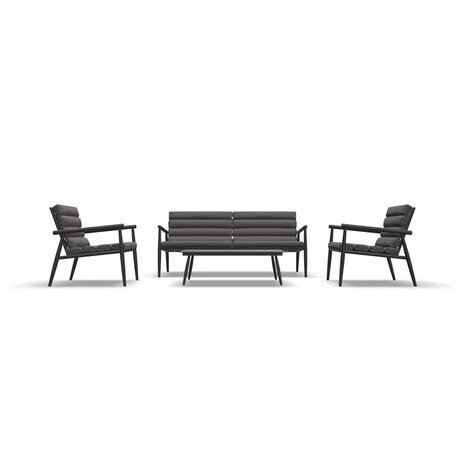 Loungeset Harper Stone - gecoat aluminium frame -  Lesli living