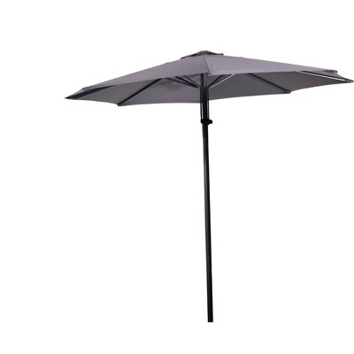 Push up parasol Libra - voorzien veersysteem - eenvoudig op te zetten - in 2 kleuren leverbaar -  rond 3 meter